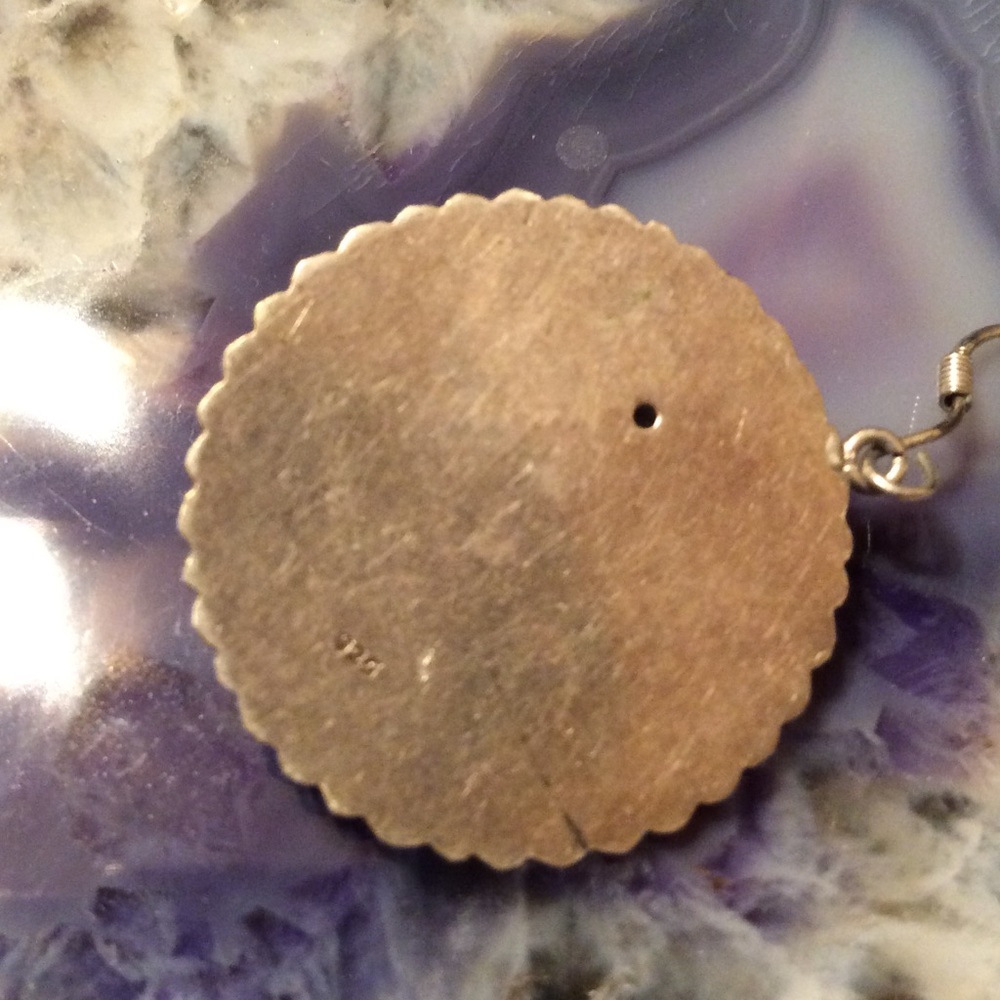 🚫SOLD🚫Dangling concho earrings 925 - Picture 4 of 7